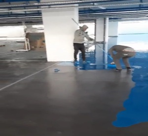 Lissage Béton Hélicoptère